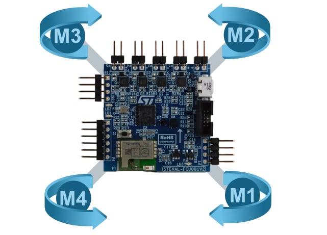 STMicroelectronics STEVAL-DRONE02 Mini-Drohnen-Zusatzkit